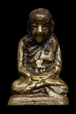 รูปหล่อโบราณพ่อทวดหัวมวย วัดอ่างทอง จ.สงขลา พ.ศ.2506