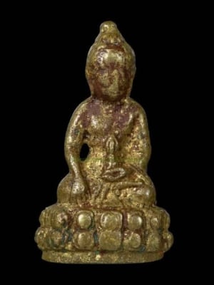 พระกริ่งอุบาเก็ง วัดเอี่ยมวรนุช เนื้อทองเหลือง ปี 2506 จ.กรุ งเทพฯ