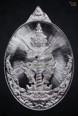 เหรียญท้าวเวสสุวรรณ รุ่นทรัพย์เศรษฐี เเนื้อดีบุก แจกกรรมการ หมายเลข 66 ครูบากฤษดา สุเมโธ วัดสันพระเจ้าแดง จังหวัดลำพูน