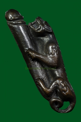 เสือขี่ปลัดขิก หลวงพ่อคง วัดวังสรรพรส จังหวัดจันทบุรี ปี2531 เนื้อทองผสม 