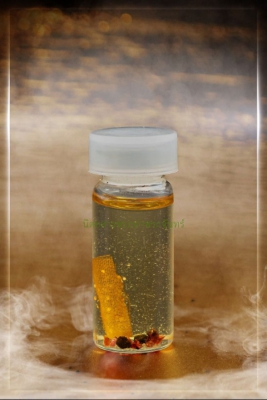 ขวดน้ำมันงา หลวงปู่บัว วัดศรีบูรพาราม จังหวัดตราด